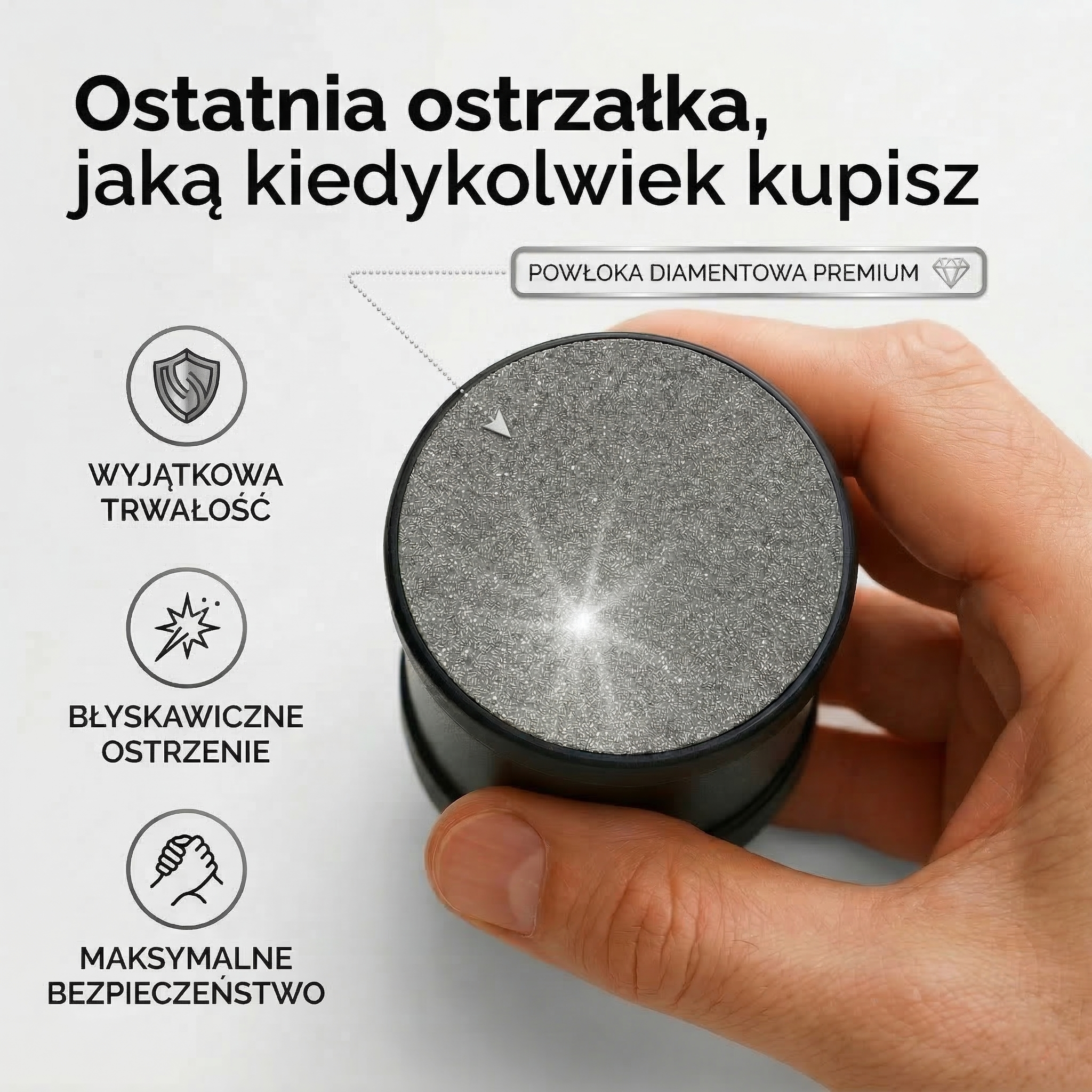 NaOstro DIAMENTOWA ROLKOWA OSTRZAŁKA DO NOŻY – ZESTAW