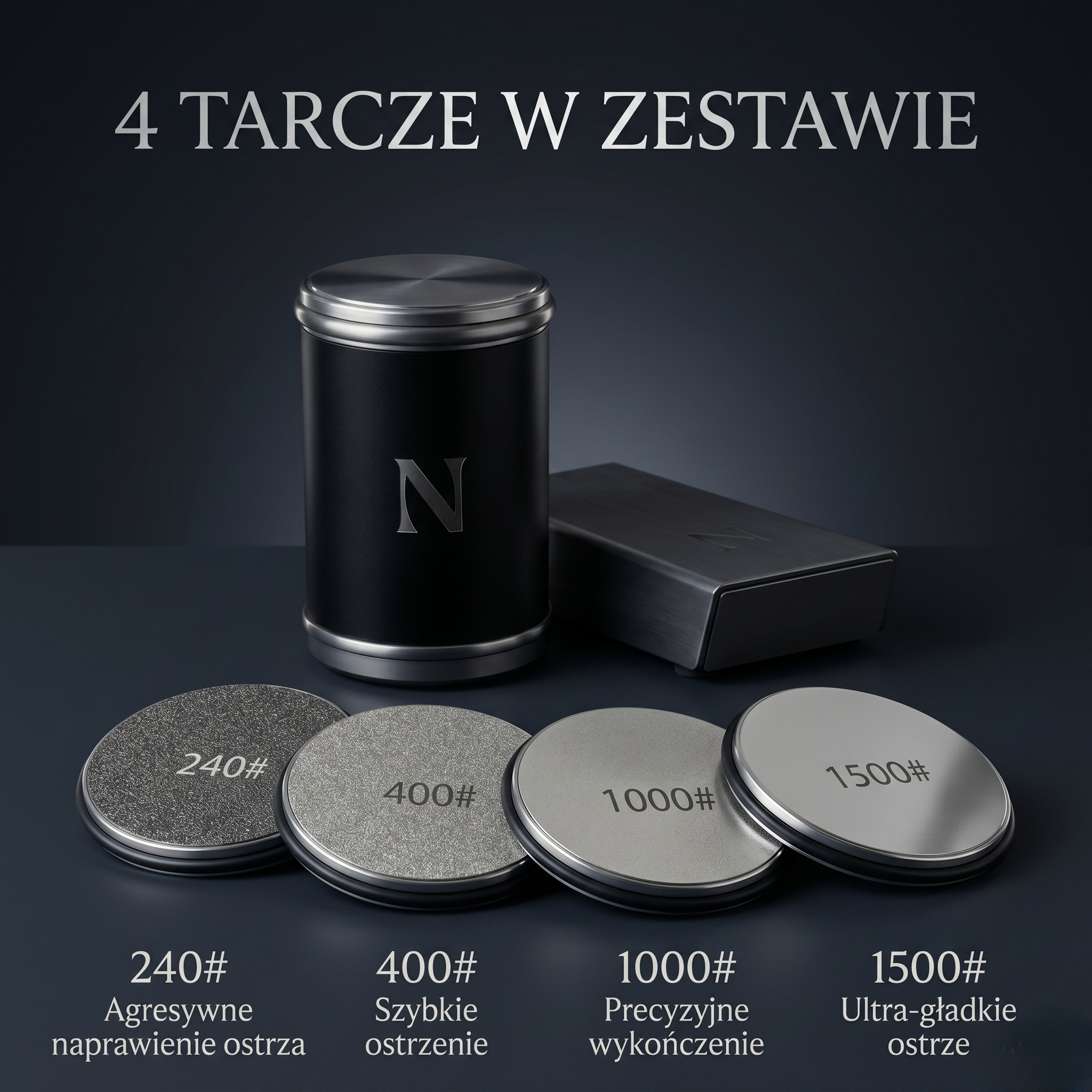 NaOstro DIAMENTOWA ROLKOWA OSTRZAŁKA DO NOŻY – ZESTAW
